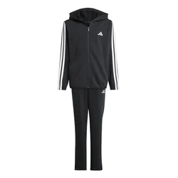 Adidas Dečija komplet trenerka J 3S Ft Ts 220, JD6505, Crne