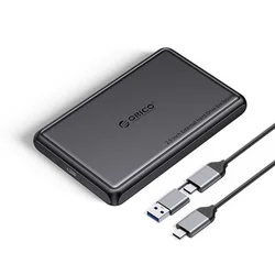 Orico Torba za disk DDL25-C3 2,5 HDD/SSD USB-C 5 Gb/s – črna