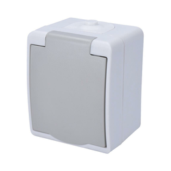 Solight 5B304 - Vtičnica za vlažne prostore IP54