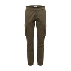 Only & Sons Kargo hlače CAM, zelena