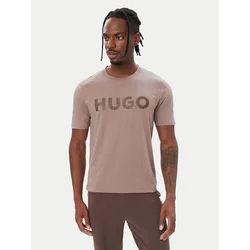 HUGO Majica Dulivio 50467556 Rjava Regular Fit