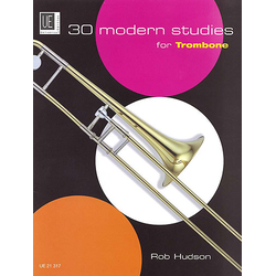 HUDSON: 30 MODERN STUDIES FOR TROMBONE NOTE