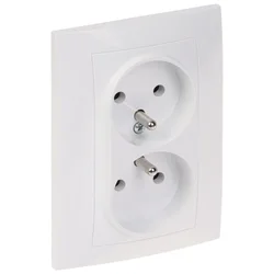 DVOJNA VTIČNICA SANTRA/4135-00/EPN 230V 16A Elektro-Plast