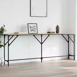 Konzolni stol boja hrasta sonome 200x29x75 cm konstruirano drvo