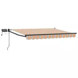 Ručna zlačivna tenda s LED diodama 3,5 x 2,5 m