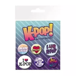 Bedževi AbyStyle - KPOP - Badge Pack