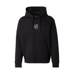 ARMANI EXCHANGE Majica črna/bela