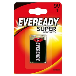 Eveready Super Heavy Duty 9V/6F22 FSB1 P-12 baterija