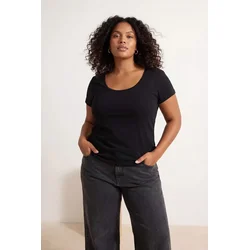 Trendyol Curve Ženska bluza Tbbss26Af00105, Crna