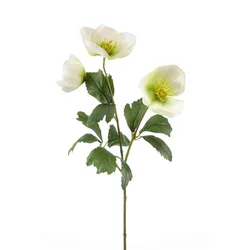 Umetni teloh 44 cm belo zelen - bela