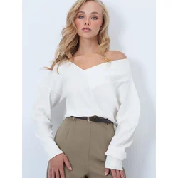 Trend Alacati Stili Ženska bluza Alc-X14564, Bela