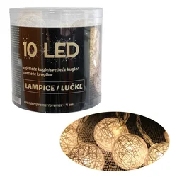 Novogodišnje lampice kugle 10LED