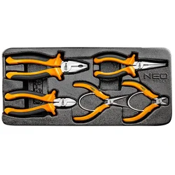 slomart NEO TOOLS Set klešč, 5 kosov