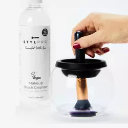 Stylpro set | set za čišćenje i sušenje make up kistova + tekućina za čišćenje kistova