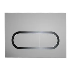 Ravak X01454 - Taster za vodokotlić CHROME 24,7 x 16,5 cm, matirani hrom