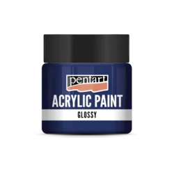 Svetleča akrilna barva Pentart 50 ml - temno modra