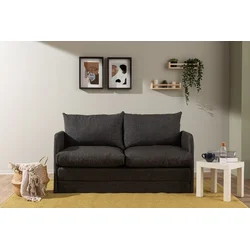 Atelier del Sofa Dvosed na razvlačenje Saga XL, 148 x 70 x 66 cm, Tamnosivi