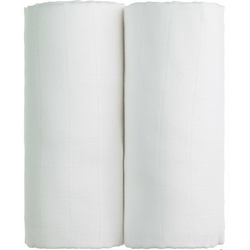 T-TOMI Ručnici tkanina TETRA 100x90 cm, 2 kom, bijela