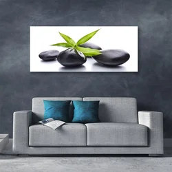 tulup.si Slika na platnu Stones art listi 120x60 cm