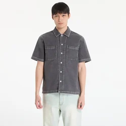 Srajca DIME Stonewash Button Up UNISEX Black Washed S
