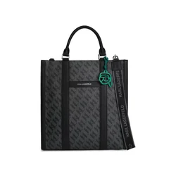 Karl Lagerfeld Nakupovalna torba Ikon  temno siva / črna