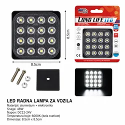 KMT Lampa. LED,  48W