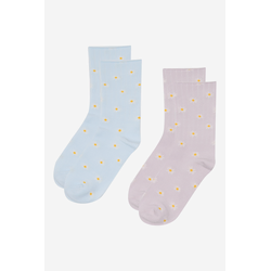 Otroške nogavice Nelli Blu 7KB-002-SS23 (2-PACK)Modra