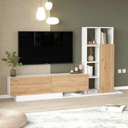 Hanah Home TV komoda, Krem