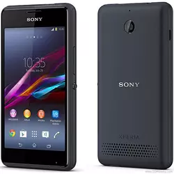 SONY mobilni telefon Xperia E1 dual, črn