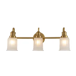 Quoizel QZ-SWELL3-BB-BATH-LED Kupaonsko zidno svetlo SWELL 3xG9/3W/230V IP44 zlatna