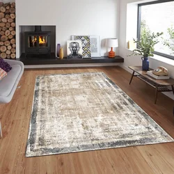 Conceptum Hypnose Tepih CG_60, Pravougaoni, 140 x 220 cm, Sivo-braon