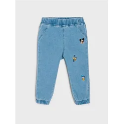 Sinsay - Jogger farmerice sa vezom Mickey and Donald - plava