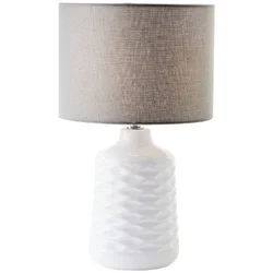 Brilliant - Stona lampa ILYSA 1xE14/40W/230V bela/siva
