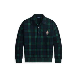 Polo Ralph Lauren Pulover modra / zelena / črna