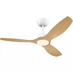 Philips-LED prigušiva stropni ventilator OLAS LED/24W/230V prečnik 132 cm bela/braon + daljinski upravljač