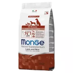 Monge Speciality All Breeds Puppy and Junior, Jagnjetina i Pirinač - 12 kg