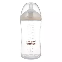 Canpol babies flasica antikolik dual zone 330ml natural 35/402 ( 35/402 )