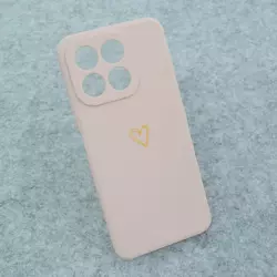 Maska Golden Heartbeat za Honor X6c roze