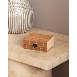 MADAME COCO Simone Kutija 10 cm, 10x8x4,5cm, Bambus