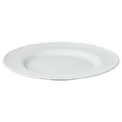 UPPLAGA Desertni krožnik, bela, 22 cm