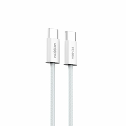 MOXOM USB data kabl MX-CB238 60W Type-C na Type-C/ bela