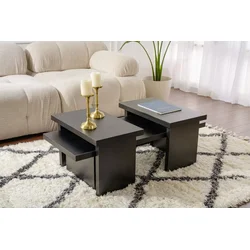Hanah Home Klub sto Sanctuary, 110x41.5x45cm, Crni