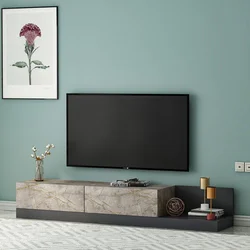 Hanah Home TV komoda Major, 180 cm, mermer Gordion / antracit