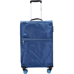 Kovček TRAVEL AND MORE - temno moder, srednji, 65 l