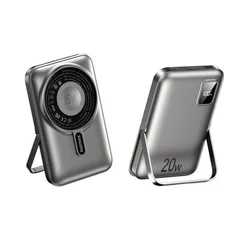 Remax RPP-695-3 in 1 15W wireless charging power bank with foldable holder
