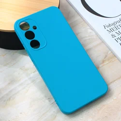 Maska za mobilni telefon Samsung Galaxy A35 5G TERACELL GIULIETTA MAT, Svetloplava