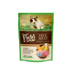Sams Field Dog Vrećica Puppy ćuretina, losos i laneno ulje, potpuna vlažna hrana za štence 260g