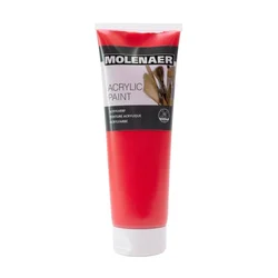 Akrilna barva Molenaer 250 ml - opečnato rdeča