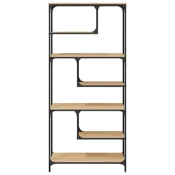 Regal za knjige boja hrasta 81 x 36 x 176 cm konstruirano drvo