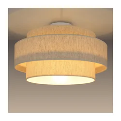Plafonsko svetlo BOHO 1xE27/60W/230V prečnik 40 cm belo